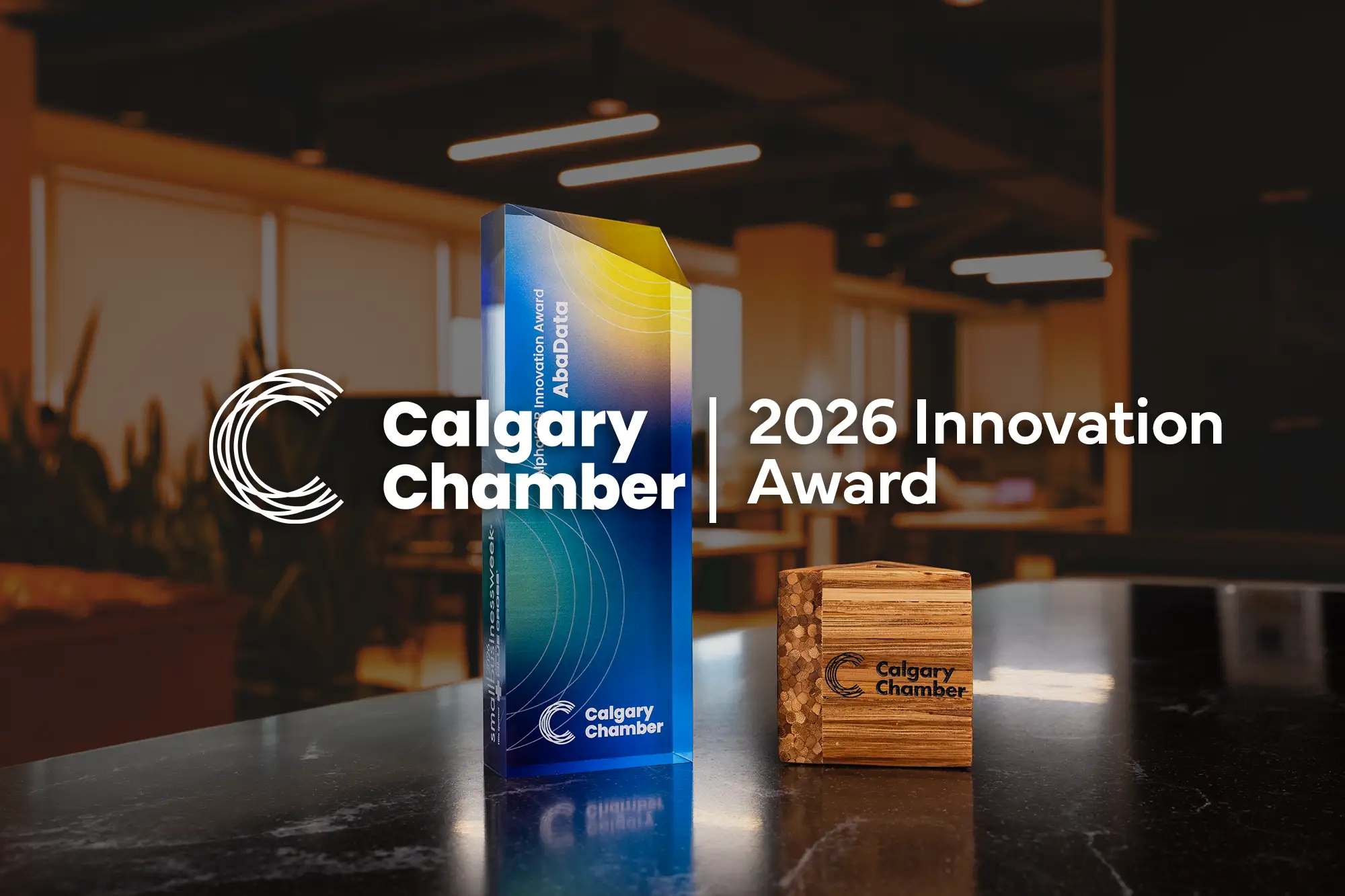 2026 Calgary Chamber of Commerce AlphaKOR Innovation Award AbaData Article Hero