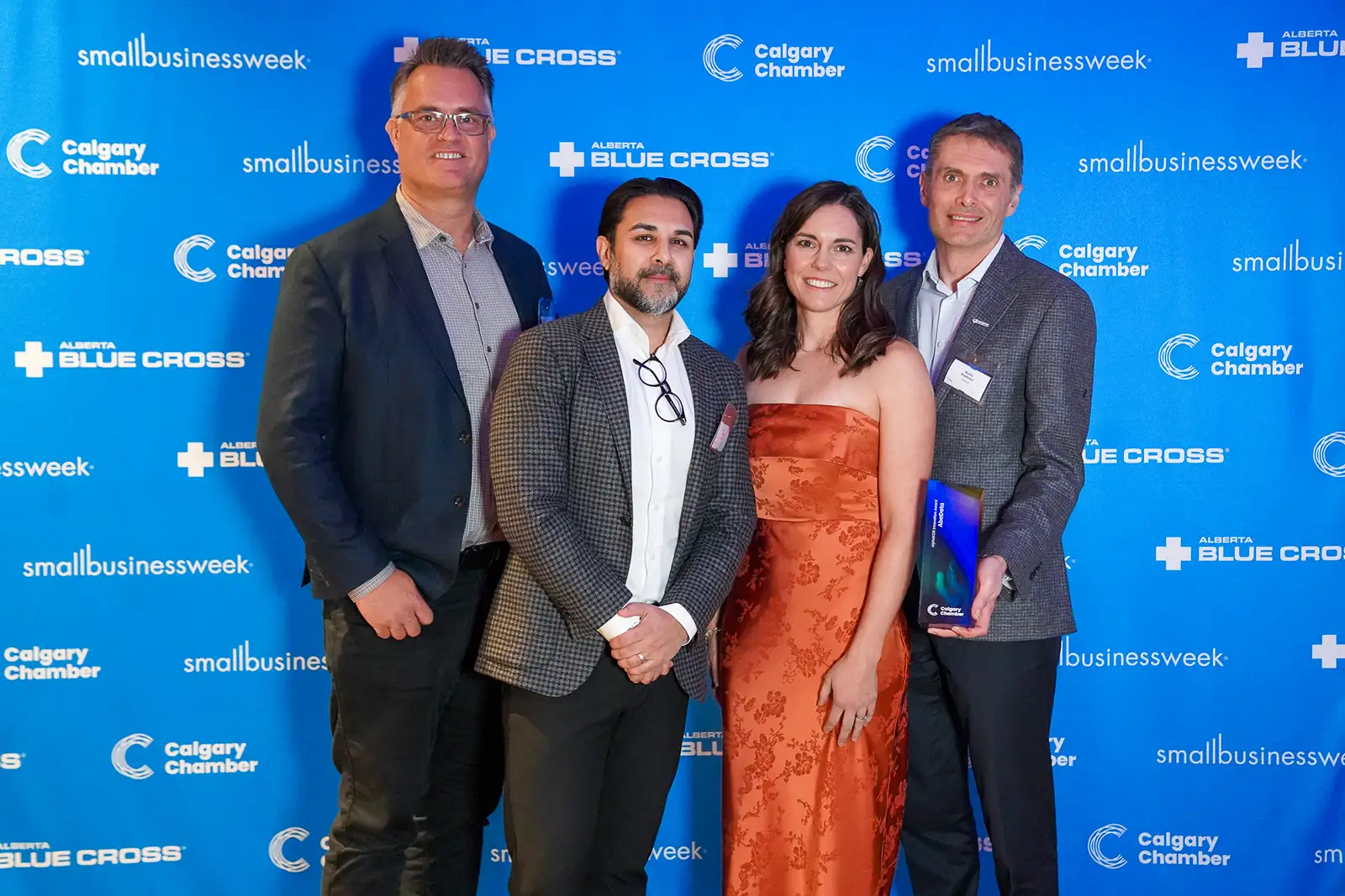 2026 Calgary Small Business Awards AbaData Red Carpet